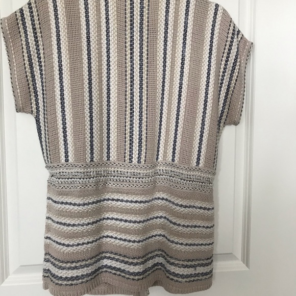 Chico’s Drawstring Waist Sweater Vest Size 1 - Picture 5 of 5